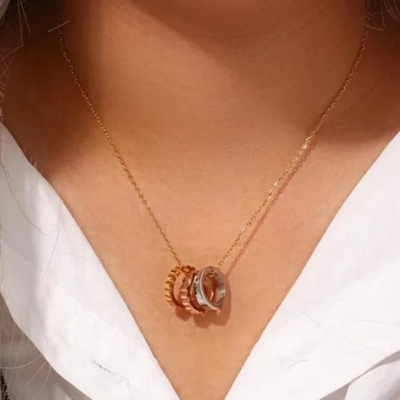 NEW 18K GOLD PENDANT NECKLACE - Picture 2 of 6